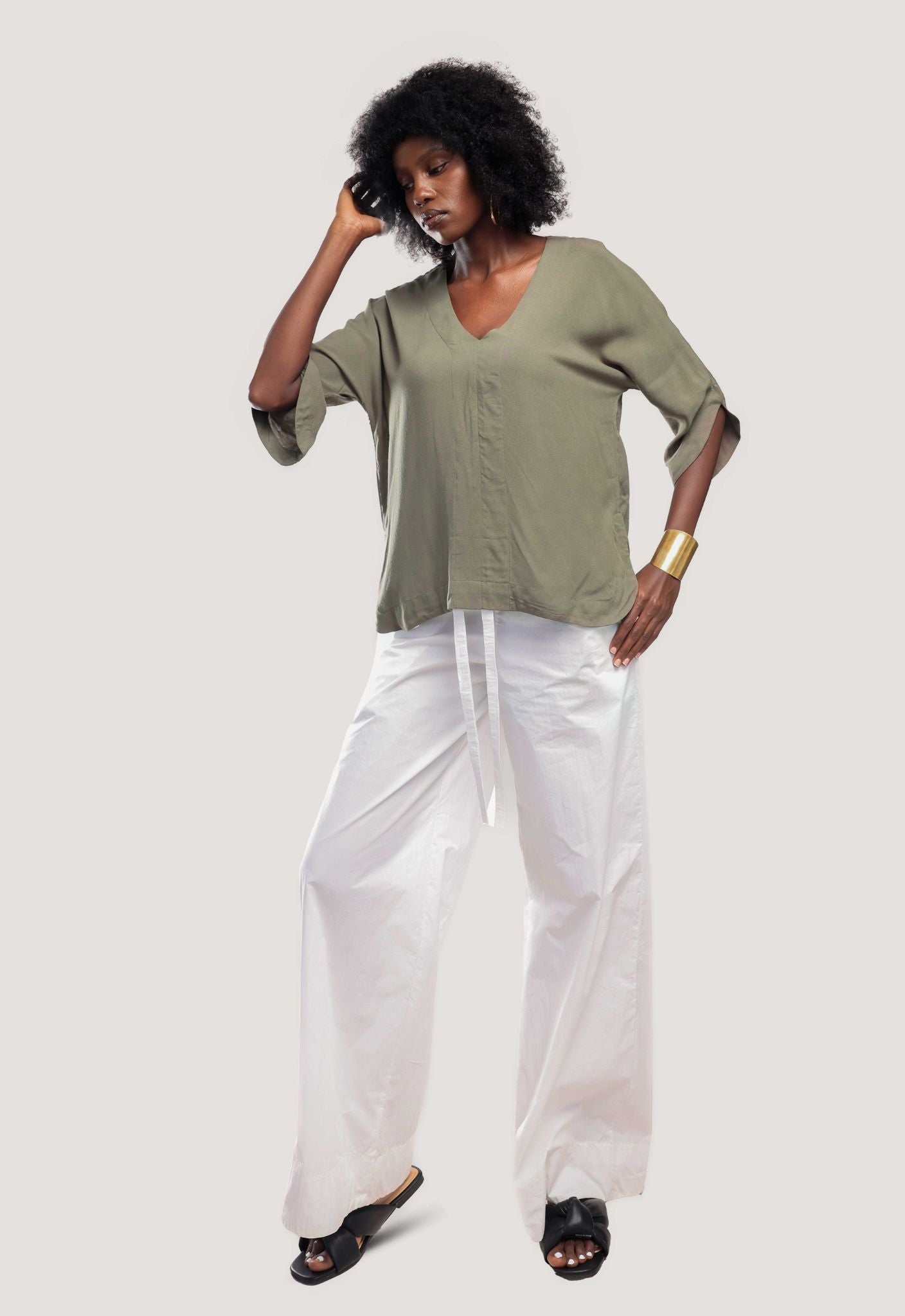 Amara Top - Army Green - THAMA