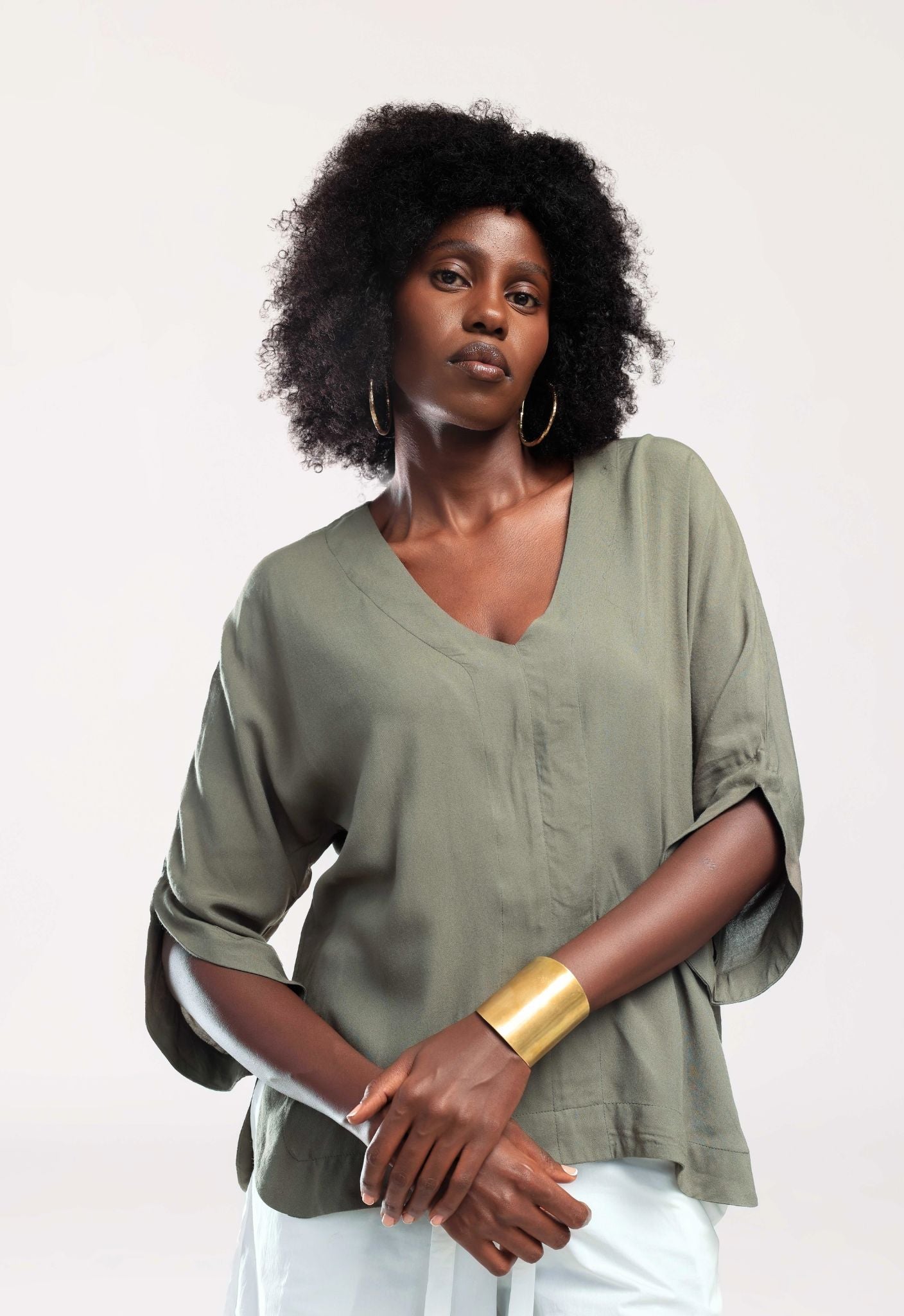 Amara Top - Army Green - THAMA