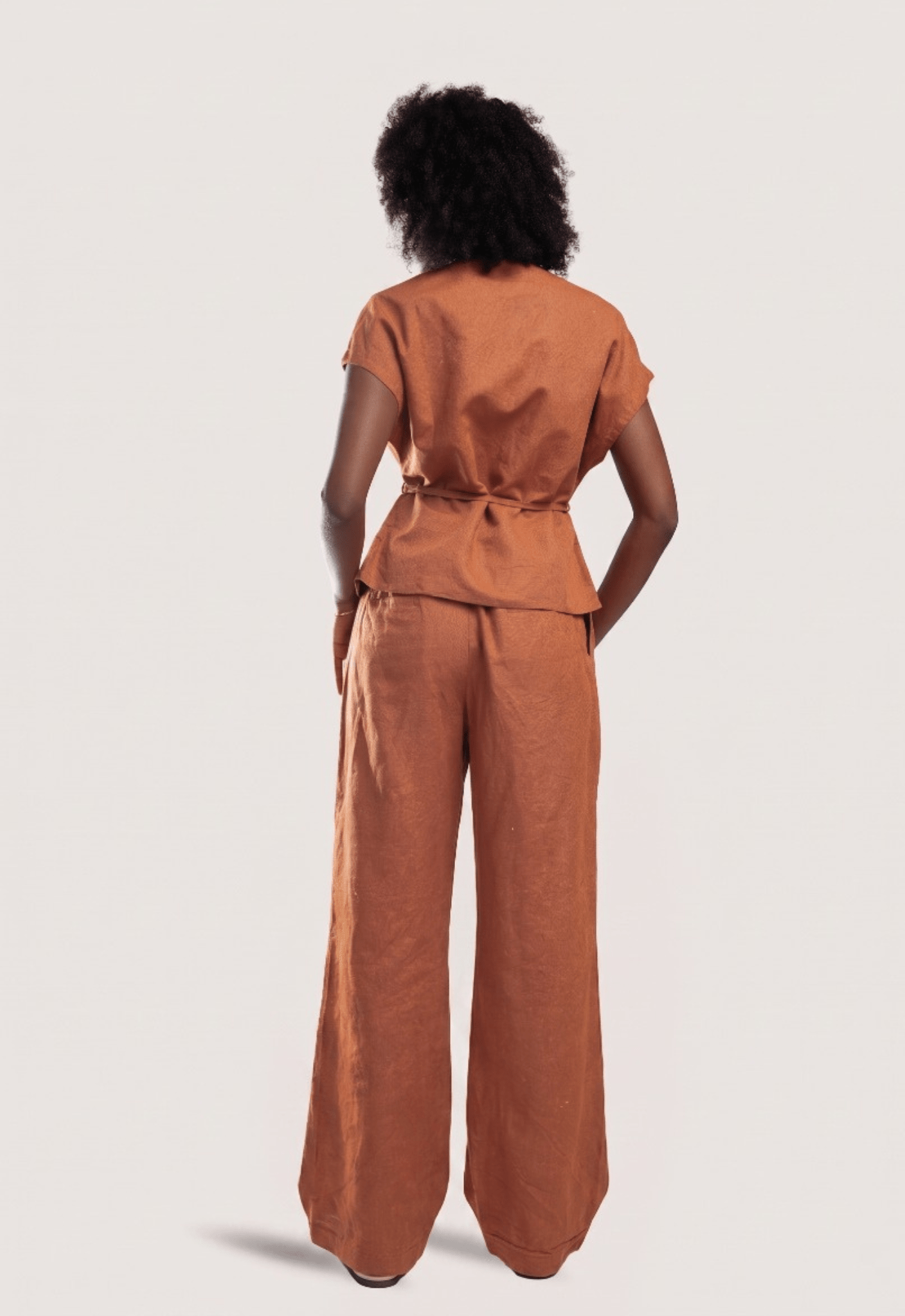 Anisa Pants - Rust Brown - THAMA