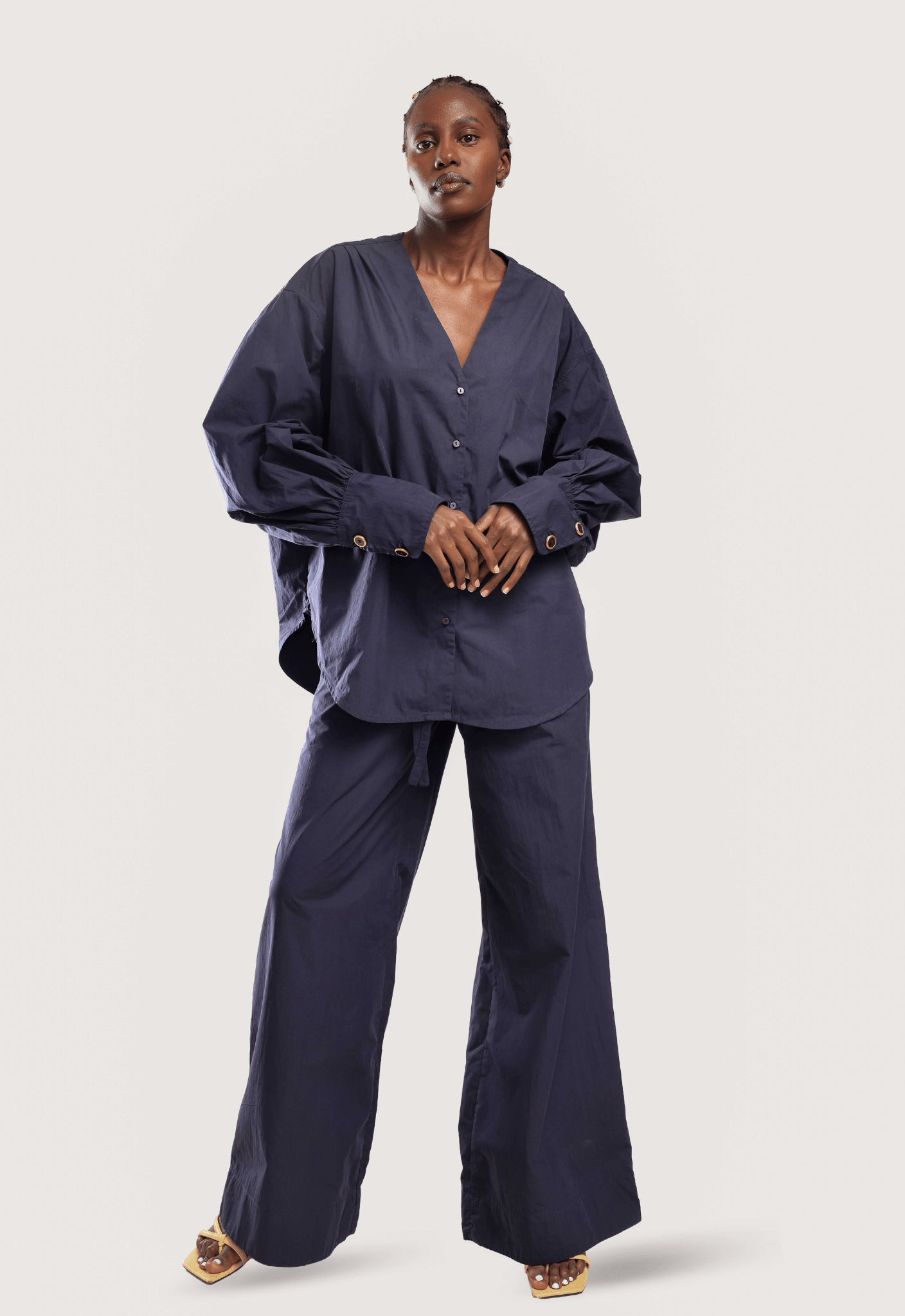 Asha Pants - Navy - THAMA