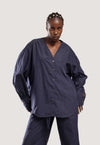 Ayari Blouse - Navy