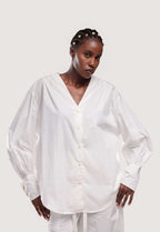 Ayari Blouse - White - THAMA